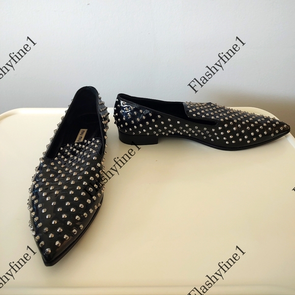 Miu Miu studded loafers - Picture 3 of 11